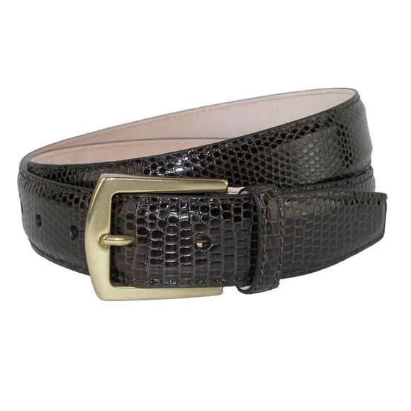 CrookhornDavis Men's Tejus Lizard 32mm Belt